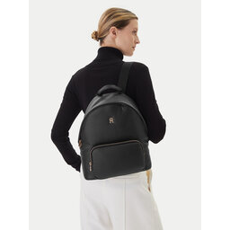 Tommy Hilfiger Rucksack Tommy Hilfiger Popette Soft Dome AW0AW17652 Schwarz