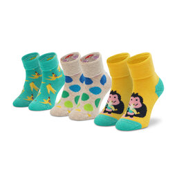 Happy Socks 3er-Set hohe Kindersocken Happy Socks XKJUN08-0200 Grün