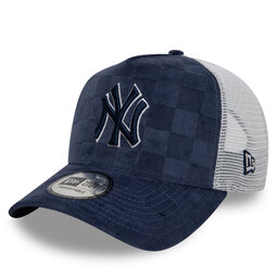 New Era Шапка с козирка New Era New York Yankees Tonal Check 60595260 Тъмносин