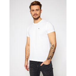 Tommy Jeans Tommy Jeans Marškinėliai DM0DM04411 Balta Slim Fit