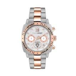 Plein Sport Zegarek Plein Sport Wildcat PSGBA1423 Srebrny