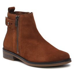 Clarks Stövletter Clarks Memi Lo 261616464 Dark Tan Suede