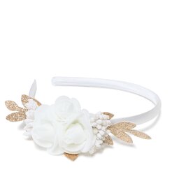 Nelli Blu Στέκα μαλλιών Nelli Blu 4WE-009-SS23 Λευκό
