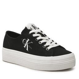Calvin Klein Jeans Гуменки Calvin Klein Jeans Vulc Flatform Essential Mono YW0YW01030 Black BDS