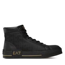 

Кеди EA7 Emporio Armani X8Z037 XK294 M701 Triple Black/Gold, Чорний