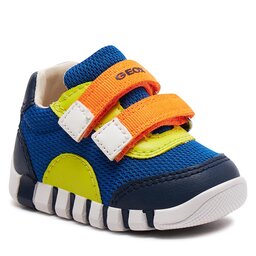 Geox Sneakers Geox B Iupidoo Boy B3555C 01454 C0685 Royal/Orange