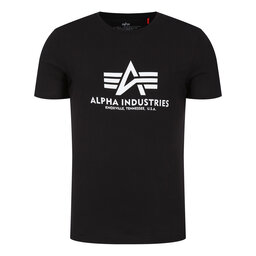 Alpha Industries Alpha Industries T-Shirt Basic T-Shirt 100501 Μαύρο Regular Fit