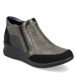 Rieker Stiefeletten Rieker L4851-52 Schwarz / Efeu / Antik / Forest 52