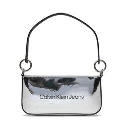 Calvin Klein Jeans Kabelka Calvin Klein Jeans Sculpted Shoulder Pouch25 Mono S K60K611857 Silver 0IM