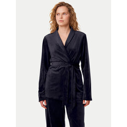 Triumph Triumph Bademantel Sensual Velour 10221171 Dunkelblau