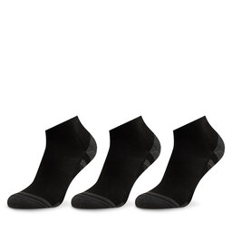 Under Armour Комплект 3 чифта къси чорапи унисекс Under Armour Ua Performance Tech 3Pk Low 1379504-001 Черен
