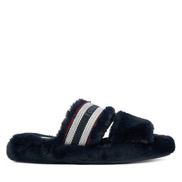 Tommy Hilfiger Pantuflas Tommy Hilfiger Hilfiger Fur Slipper FW0FW08854 Azul marino
