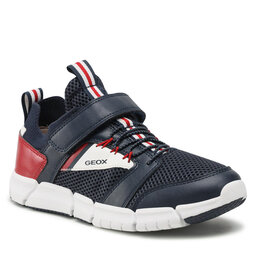Geox Snīkeri Geox J Flexyper B. B J259BB 01454 C0735 S Navy/Red