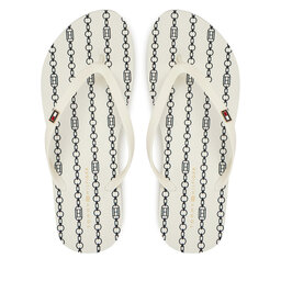 Tommy Hilfiger Čības uz pirksta Tommy Hilfiger FW0FW08518 Balts
