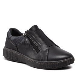 Clarks Обувки Clarks Caroline Cove 261676994 Black Leather