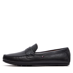 

Мокасини Tommy Hilfiger Casual Hilfiger Leather Driver FM0FM04999 Black BDS, Чорний