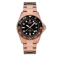 Swiss Alpine Military Pulkstenis Swiss Alpine Military 7052.1164 Black/Rose Gold/Rose Gold