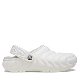Crocs Pantoletten Crocs Classic Lined Overpuff Clog 210059 Weiß