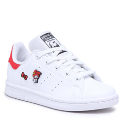 adidas Pantofi adidas Stan Smith C HQ1900 Ftwwht/Cblack/Vivred