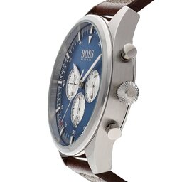 

Годинник Boss Pioneer Chronograph 1513709 Brown/Silver, Коричневий