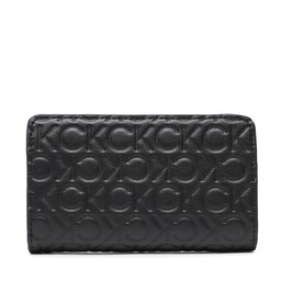 

Великий жіночий гаманець Calvin Klein Re Lock Bifold Wallet Emb Mono K60K610240 BAX, Чорний