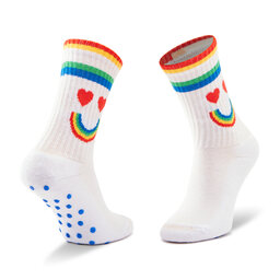 

Високі дитячі шкарпетки Happy Socks KRBS14-0100 Білий