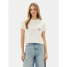 Volcom Volcom Marškinėliai Pocket Dial B3512500 Écru Boxy Fit