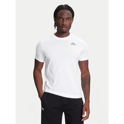 Kappa Kappa Marškinėliai Logo Korpo Cafers 304J150 Balta Slim Fit