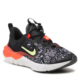 Nike Topánky Nike Run Flow Jp (Gs) DV3106 001 Black/Lt Lemon Twist