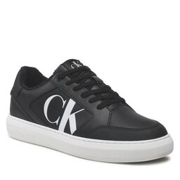 Calvin Klein Jeans Sportcipő Calvin Klein Jeans Casual Cupsole Lth-Pu Mono YM0YM00573 Black/White 0GJ