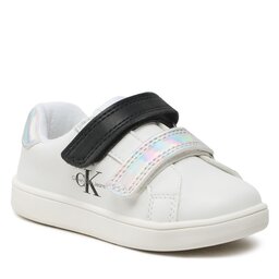 Calvin Klein Jeans Zapatillas Calvin Klein Jeans Low Cut Velcro Sneaker V1A9-80467-1355 S White/Silver/Black Y220