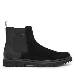 

Челсі Calvin Klein Jeans Eva Mid Chelsea Boot Suede YM0YM00764 Black/Stormfront 00T, Чорний