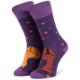 Cup of Sox Дълги чорапи unisex Cup of Sox Lamy Co Nie Robią Dramy Виолетов