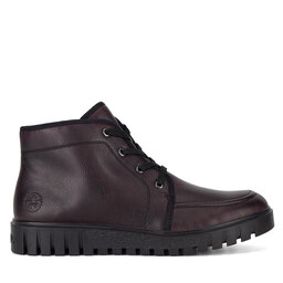 Rieker Botki Rieker Y3407-35 Bordowy