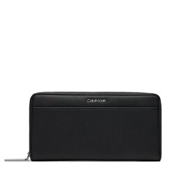 Calvin Klein Nagy női pénztárca Calvin Klein Ck Must Lg Z/A Wallet W/Slip K60K610949 Ck Black BEH