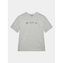 United Colors Of Benetton United Colors Of Benetton Футболка 3BL0C10DY Сірий Regular Fit