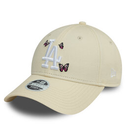 New Era Шапка с козирка New Era LA Dodgers Icon 9FORTY 60595342 Бежов