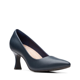 Clarks Halbschuhe Clarks Kataleyna Gem 26171222 Navy Leather