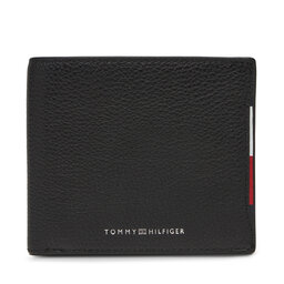 Tommy Hilfiger Pánská peněženka Tommy Hilfiger Central Cc And Coin AM0AM13514 Černá