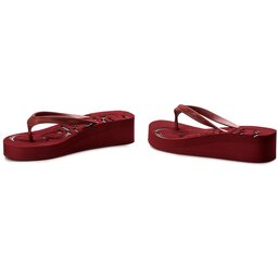 

В'єтнамки Calvin Klein Jeans Tamber R4117 Scarlet/Black, Бордовий