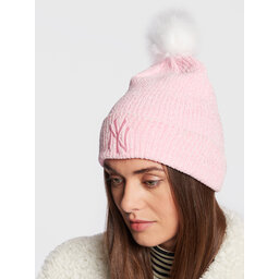 

Шапкa New Era New York Yankees Chenille Beanie 60284837 Pink, Рожевий