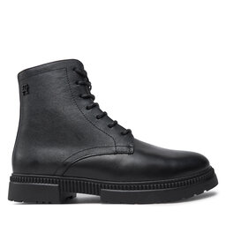 Tommy Hilfiger Μπότες Tommy Hilfiger Comfort Tl Texture Lth Boot FM0FM05182 Μαύρο