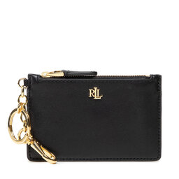 LAUREN RALPH LAUREN Etui na karty kredytowe Lauren Ralph Lauren Zip Card Cas 432876731002 Czarny