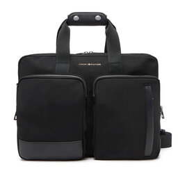 Tommy Hilfiger Brašna na notebook Tommy Hilfiger Th Business Nylon Computer Bag AM0AM13191 Černá