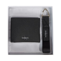 

Набір гаманець і брелок Calvin Klein Jeans Gifting Bifold/Keyfob Soft K50K511205 Black BDS, Чорний