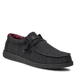 Hey Dude Półbuty Hey Dude Wally Sox 40019-0XD Jet Black