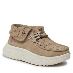 Hey Dude Półbuty Hey Dude Wendy Peak Fold Boot Suede 40256-255 Brown