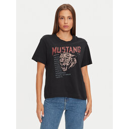 Mustang Mustang Póló Floris 1015457 Fekete Relaxed Fit