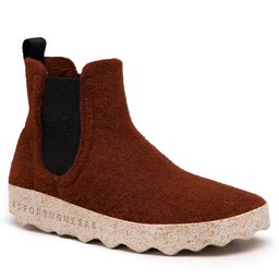 Asportuguesas Členková obuv s elastickým prvkom Asportuguesas Caia P018084009 Brown