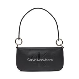 Calvin Klein Jeans Τσάντα Calvin Klein Jeans Sculpted Shoulder Pouch25 Mono K60K610679 Black/Metallic Logo 0GL